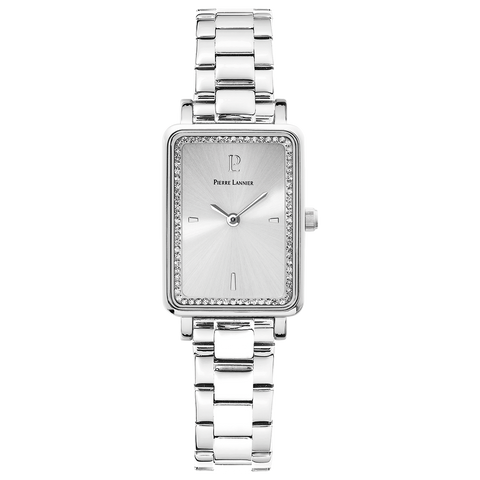 Montre Femme ARIANE Cadran Argenté Bracelet Acier Argenté Réf 073H621