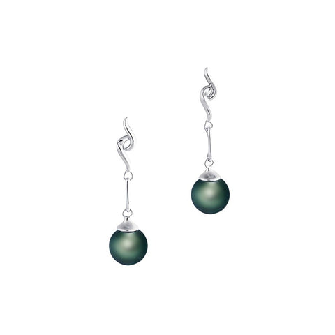 Boucles d'oreilles pendantes Lagune