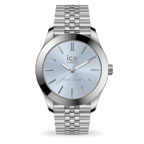 ICE WATCH steel solar power - Silver light blue  023789