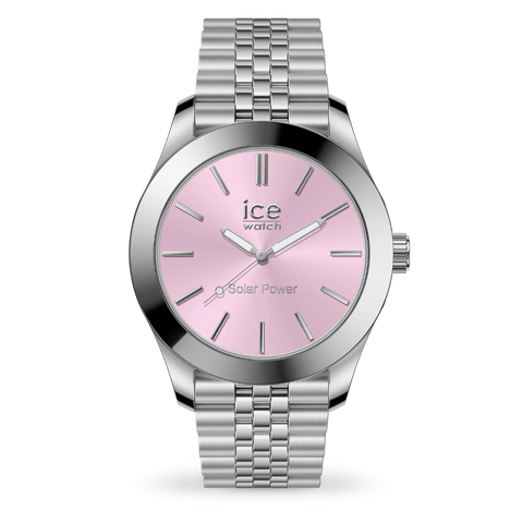 ICE WATCH steel solar power - Silver light pink 023790